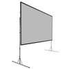 Da-Lite Fast Fold Deluxe 4K, 8K, 150 "Diag. Projection Screen Screen Fabric (84.5x114.5) - [4: 3] - HD Rental - 1.0