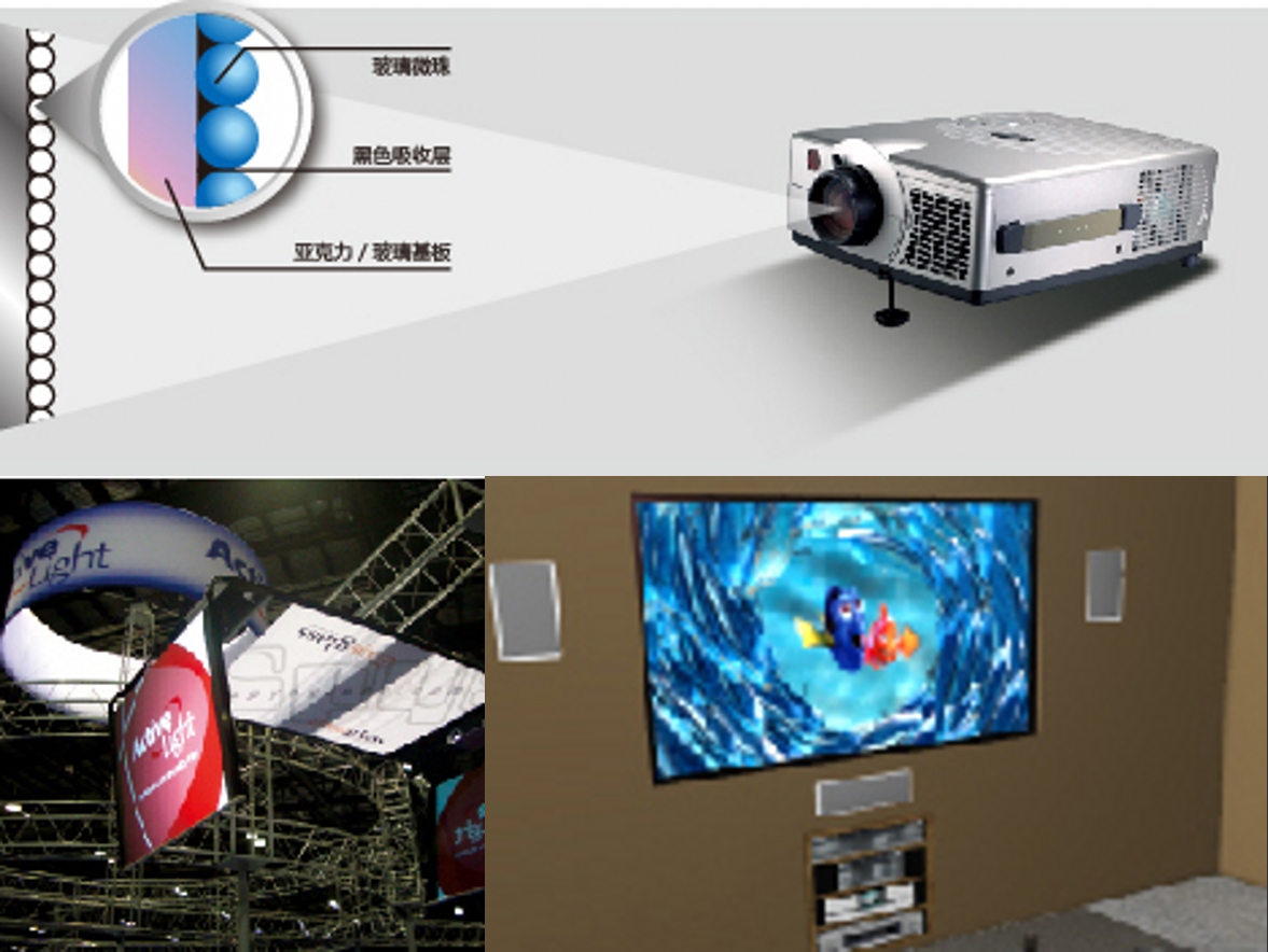 Film de projection de projection de 3 m Vikuiti 1.2m de largeur